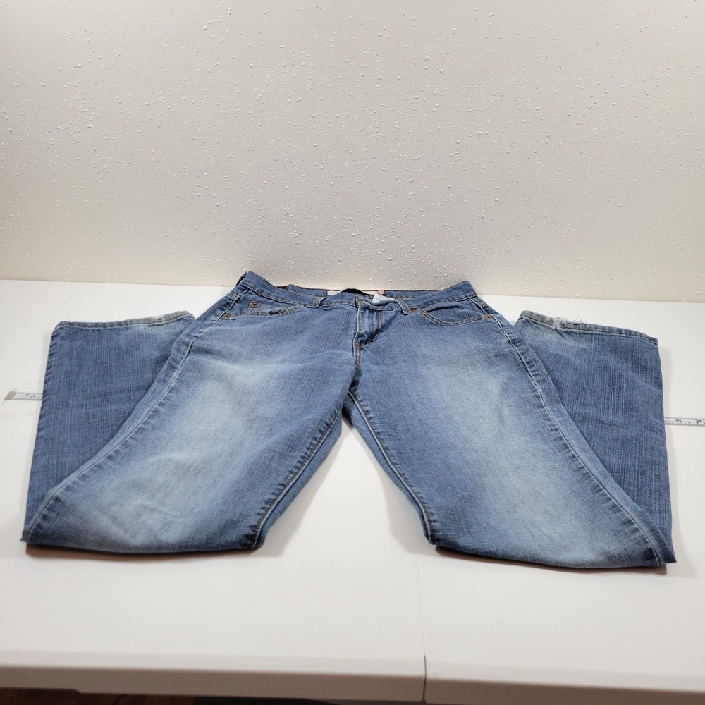 Levi's Women's Jeans 505 Nouveau‎ Low Straight Size 8 Long Blue